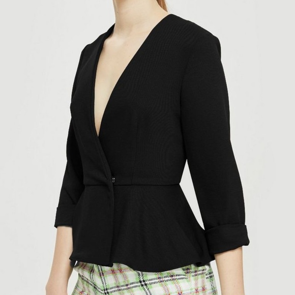 topshop peplum jacket